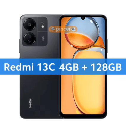 Pincei - Xiaomi Redmi 13C 128GB + 4GB por R$ 708,44